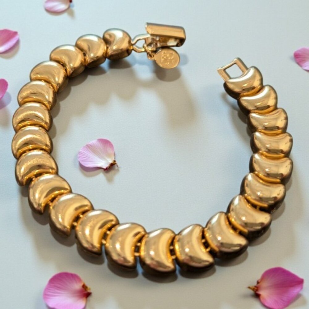 Vintage PC Logo Moon Crescent Bracelet - EUC - Unique History (PC logo)